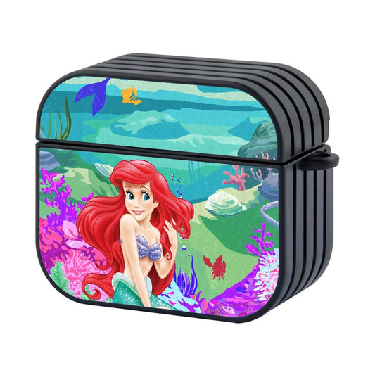 Ariel Mermaid Smile from The Princess Hard Plastic Case Cover For Apple Airpods 3-Xtracase