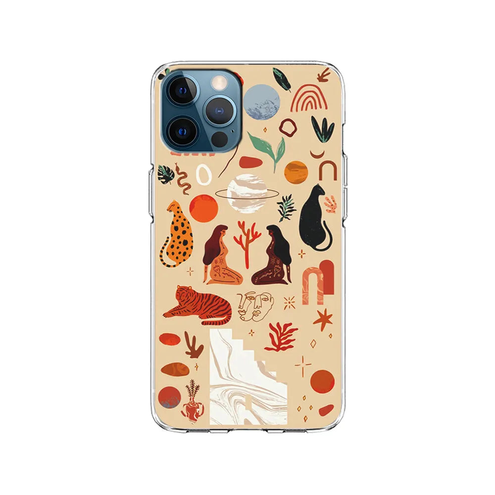 Art of Nature Women iPhone 13 Pro Case-Clear Soft Case-Xtracase