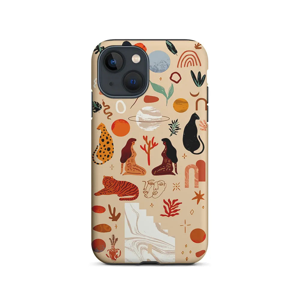 Art of Nature Women iPhone 14 Plus Case-2 in 1 Tough Case-Xtracase