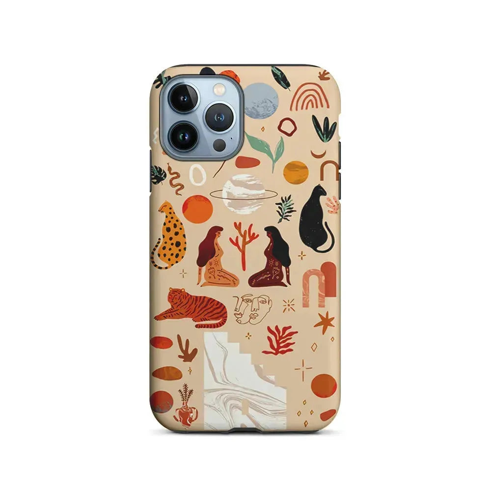 Art of Nature Women iPhone 15 Pro Max Case-2 in 1 Tough Case-Xtracase