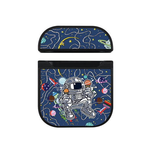 Astronauts Tucker Plesure Hard Plastic Case Cover For Apple Airpods-Xtracase