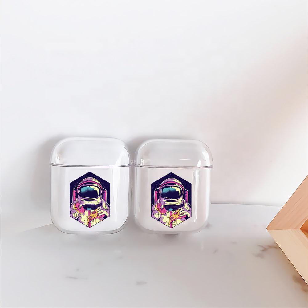 Astronauts Food Reviewer Protective Clear Case Cover For Apple Airpods-Xtracase