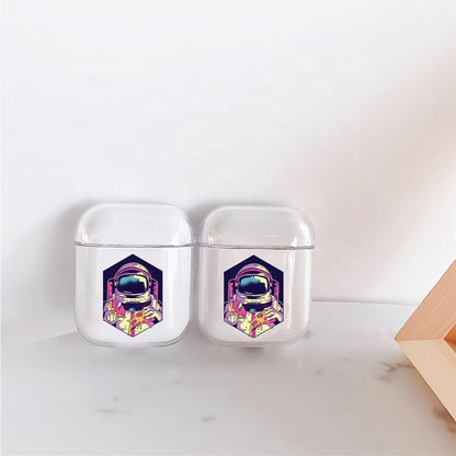 Astronauts Food Reviewer Protective Clear Case Cover For Apple Airpods-Xtracase