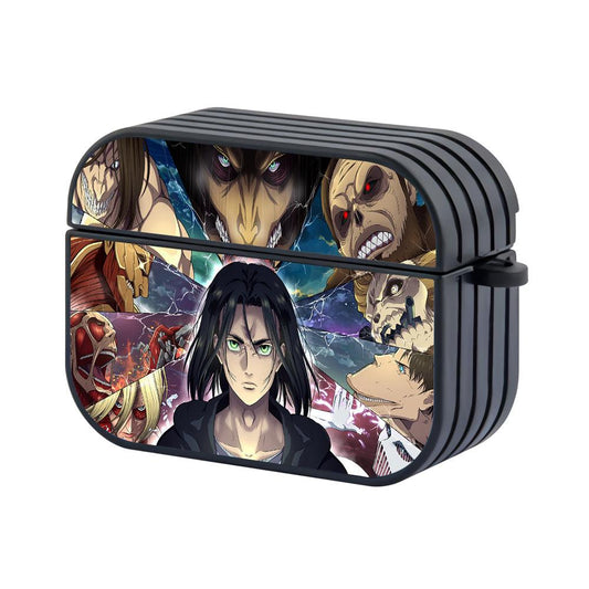 Attack on Titan All Titan Form Hard Plastic Case Cover For Apple Airpods Pro-Xtracase