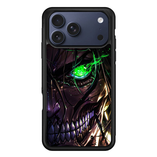 Attack on Titan Eren Face iPhone 17 Pro Max Case - Xtracase