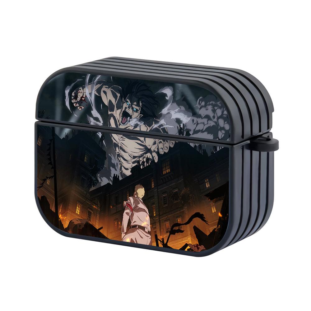 Attack on Titan Eren Shubi no Kyojin Hard Plastic Case Cover For Apple Airpods Pro 3-Xtracase
