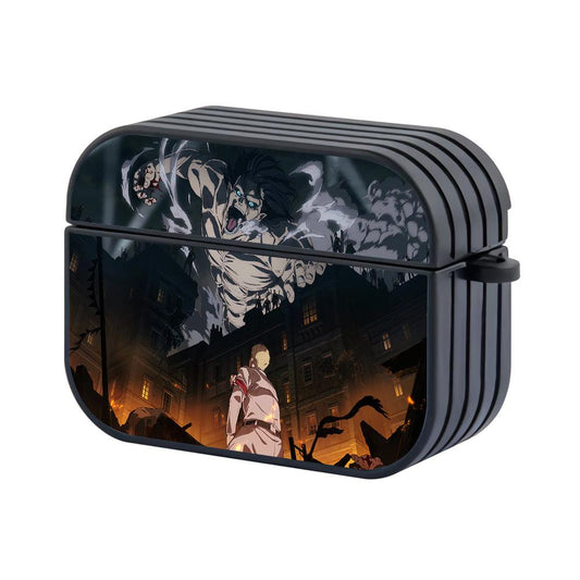Attack on Titan Eren Shubi no Kyojin Hard Plastic Case Cover For Apple Airpods Pro 3-Xtracase