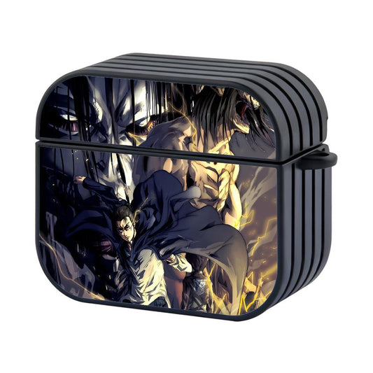 Attack on Titan Evolution of Revenge Hard Plastic Case Cover For Apple Airpods 3-Xtracase