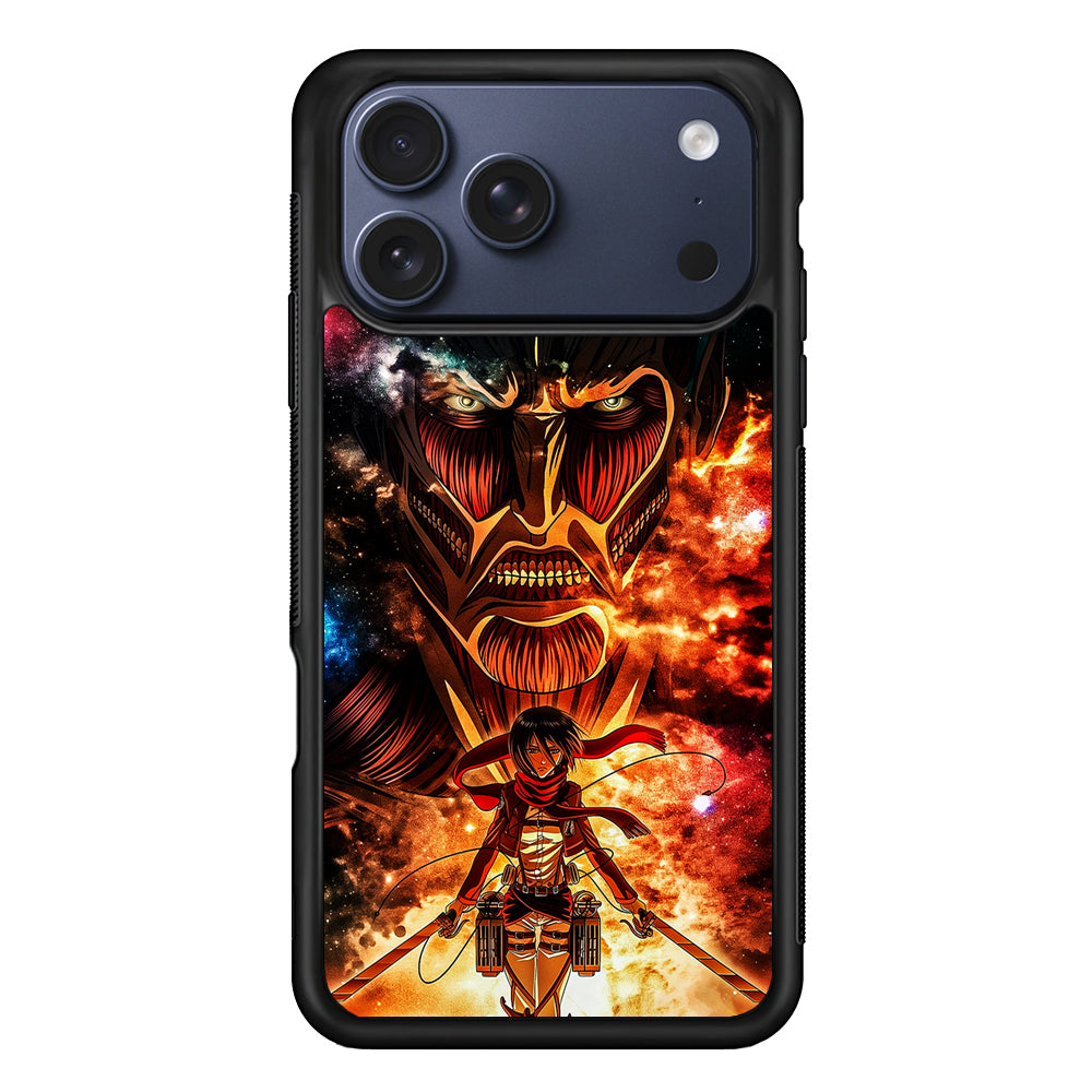 Attack on Titan Mikasa Art iPhone 17 Pro Max Case - Xtracase