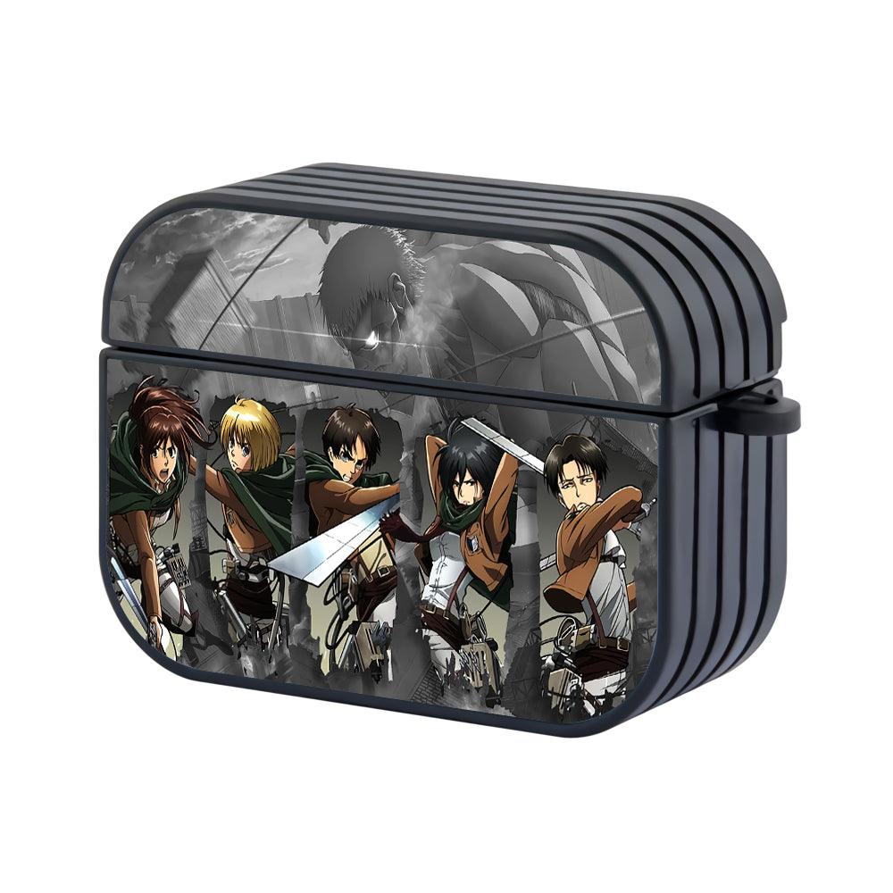 Attack on Titan Squad in Action Hard Plastic Case Cover For Apple Airpods Pro 3-Xtracase