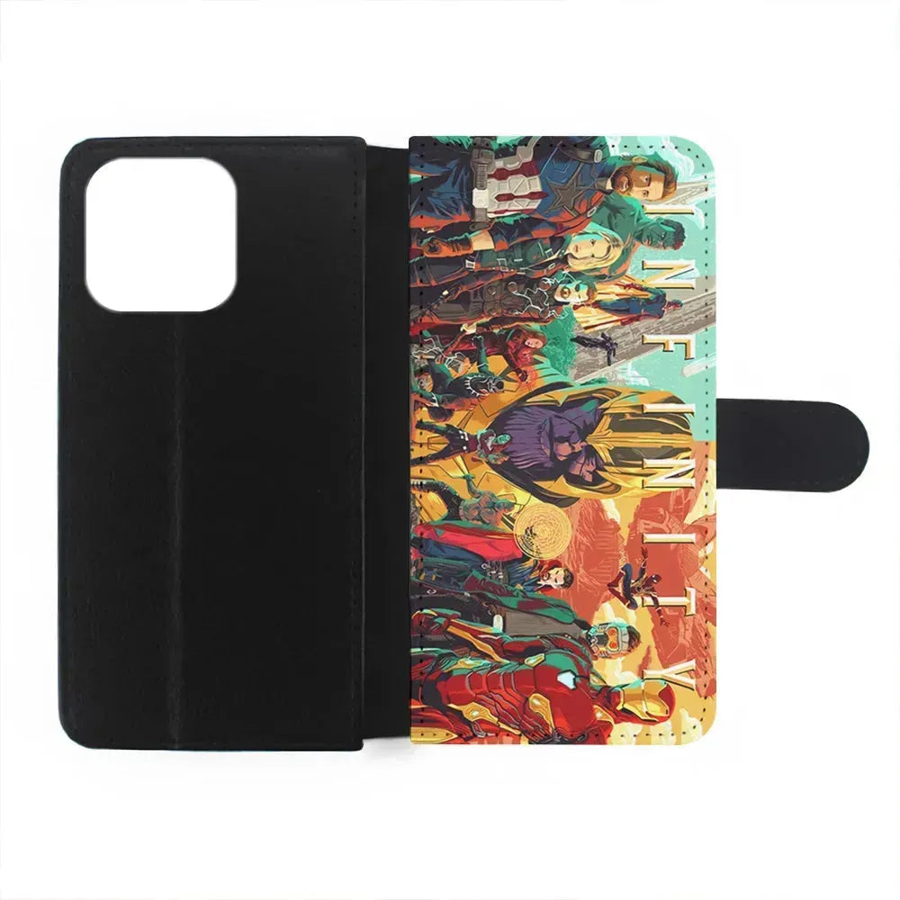 Avenger Infinity All Character iPhone 15 Pro Max Case-Flip Wallet Case-Xtracase