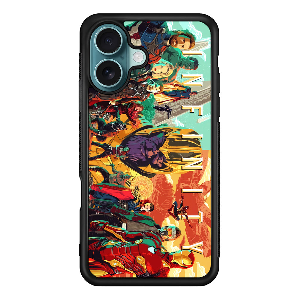 Avenger Infinity All Character iPhone 16 Plus Case - Xtracase
