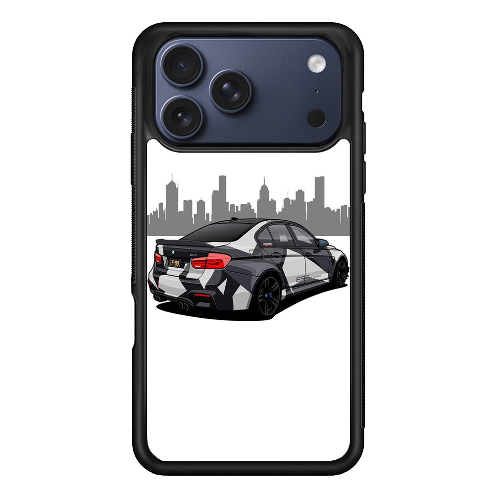 BMW M3 F80 Car White iPhone 17 Pro Case - Xtracase