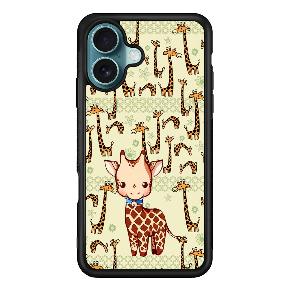 Baby Giraffe Adventure Ground iPhone 16 Case - Xtracase