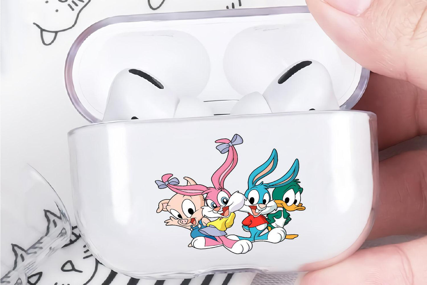 Baby Looney Tunes Apple Airpod Pro 2 Clear Case-Xtracase