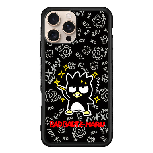 Badtz Maru Sanrio Black iPhone 16 Pro Case - iPhone 16 Pro