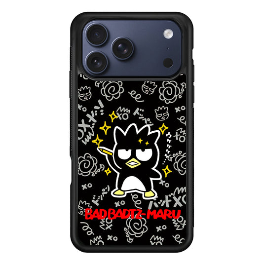 Badtz Maru Sanrio Black iPhone 17 Pro Case - Xtracase