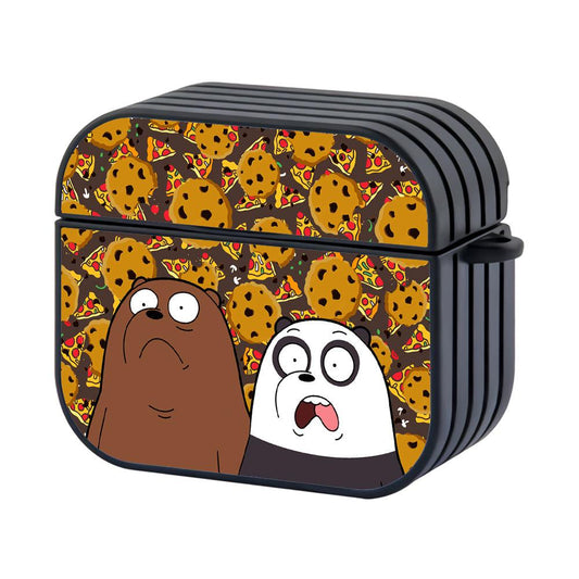 Bare Bears Combination of Two Types of Food Hard Plastic Case Cover For Apple Airpods 3-Xtracase