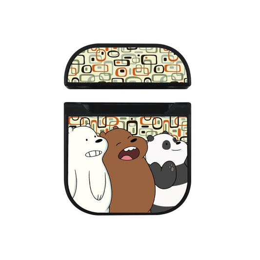 Bare Bears Make The Laugh Hard Plastic Case Cover For Apple Airpods-Xtracase