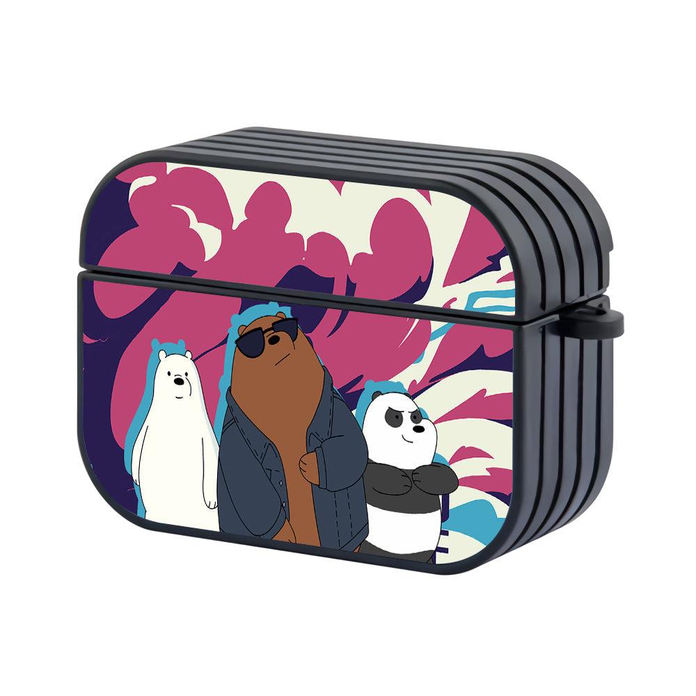 Bare Bears No Time To Lonely Hard Plastic Case Cover For Apple Airpods Pro 2-Xtracase