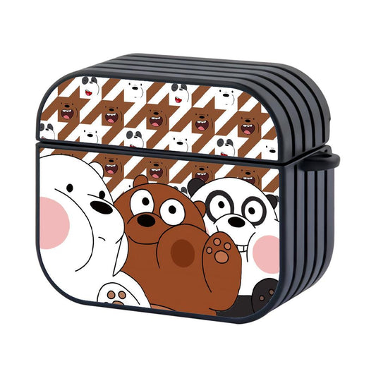Bare Bears Thought it Would Pass Hard Plastic Case Cover For Apple Airpods 3-Xtracase