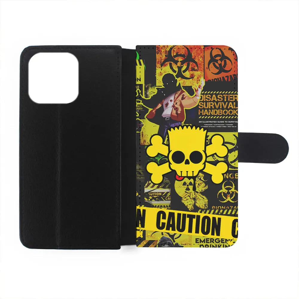 Bart Pirate Emergency Survival iPhone 14 Plus Case-Flip Wallet Case-Xtracase