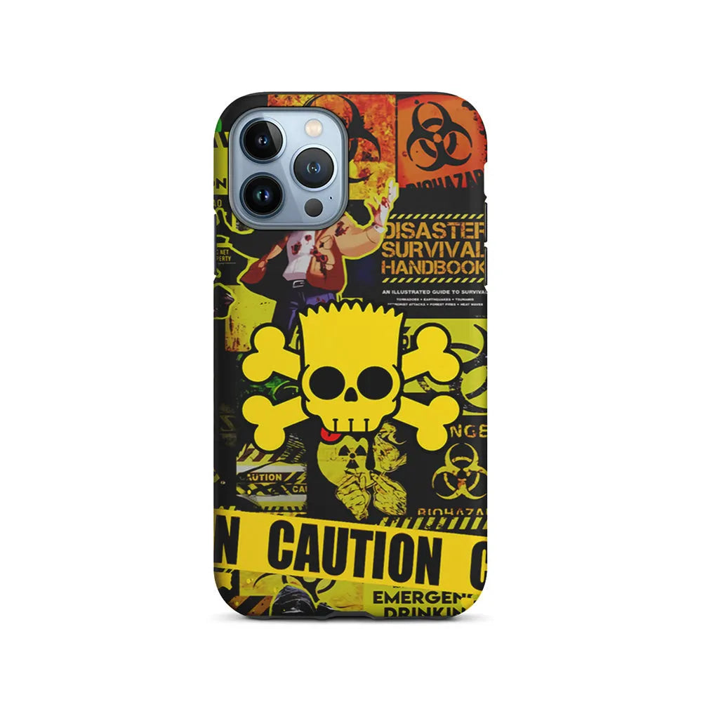 Bart Pirate Emergency Survival iPhone 13 Pro Case-2 in 1 Tough Case-Xtracase