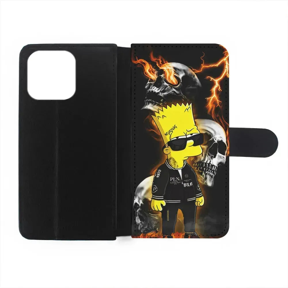 Bart Simpson Bad Boy iPhone 15 Pro Max Case-Flip Wallet Case-Xtracase