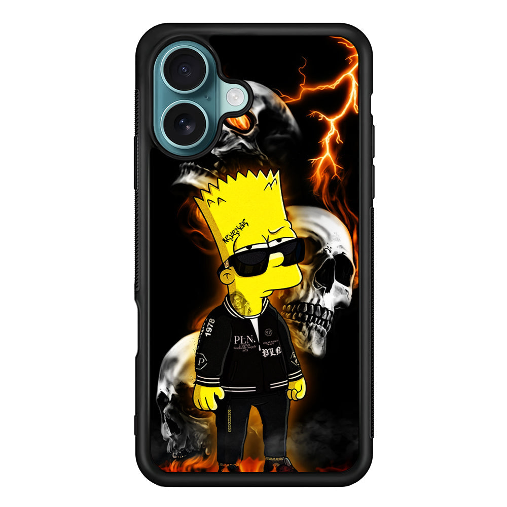 Bart Simpson Bad Boy iPhone 16 Plus Case - Xtracase