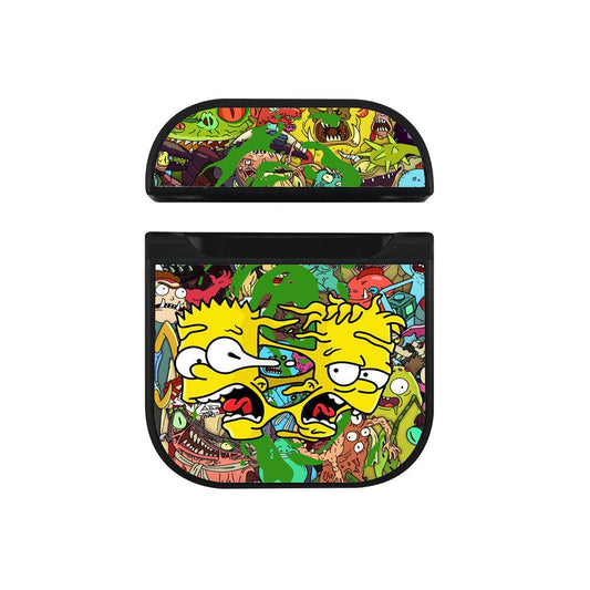 Bart Simpson The Duplication Hard Plastic Case Cover For Apple Airpods-Xtracase