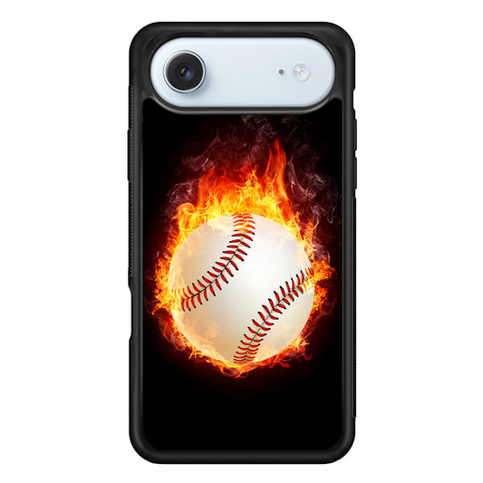 Baseball Ball on Fire iPhone 17 Air Case - Xtracase