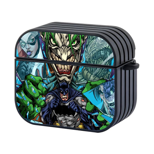 Batman Fight Against Many Enemies Hard Plastic Case Cover For Apple Airpods 3-Xtracase