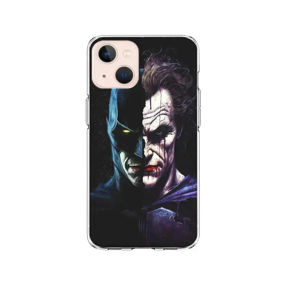Batman Vs Joker Enemies Forever iPhone 13 Mini Case-Clear Soft Case-Xtracase