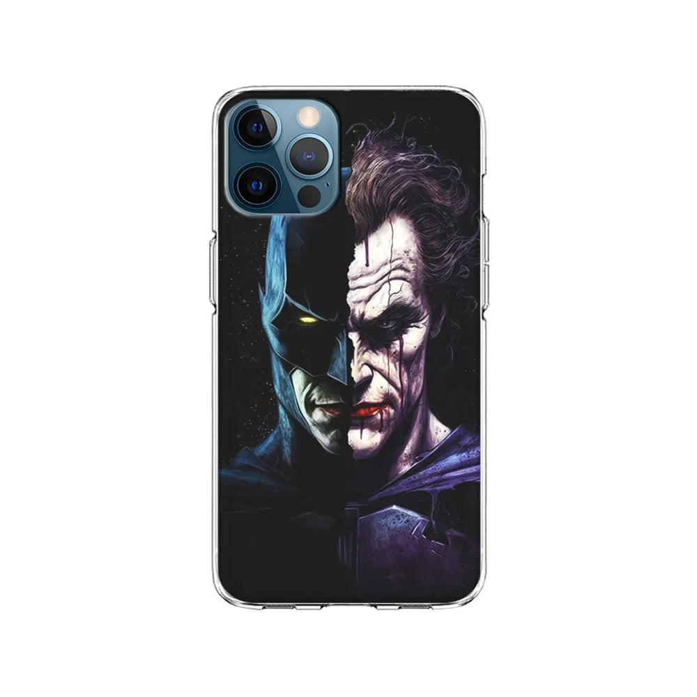 Batman Vs Joker Enemies Forever iPhone 13 Pro Case-Clear Soft Case-Xtracase