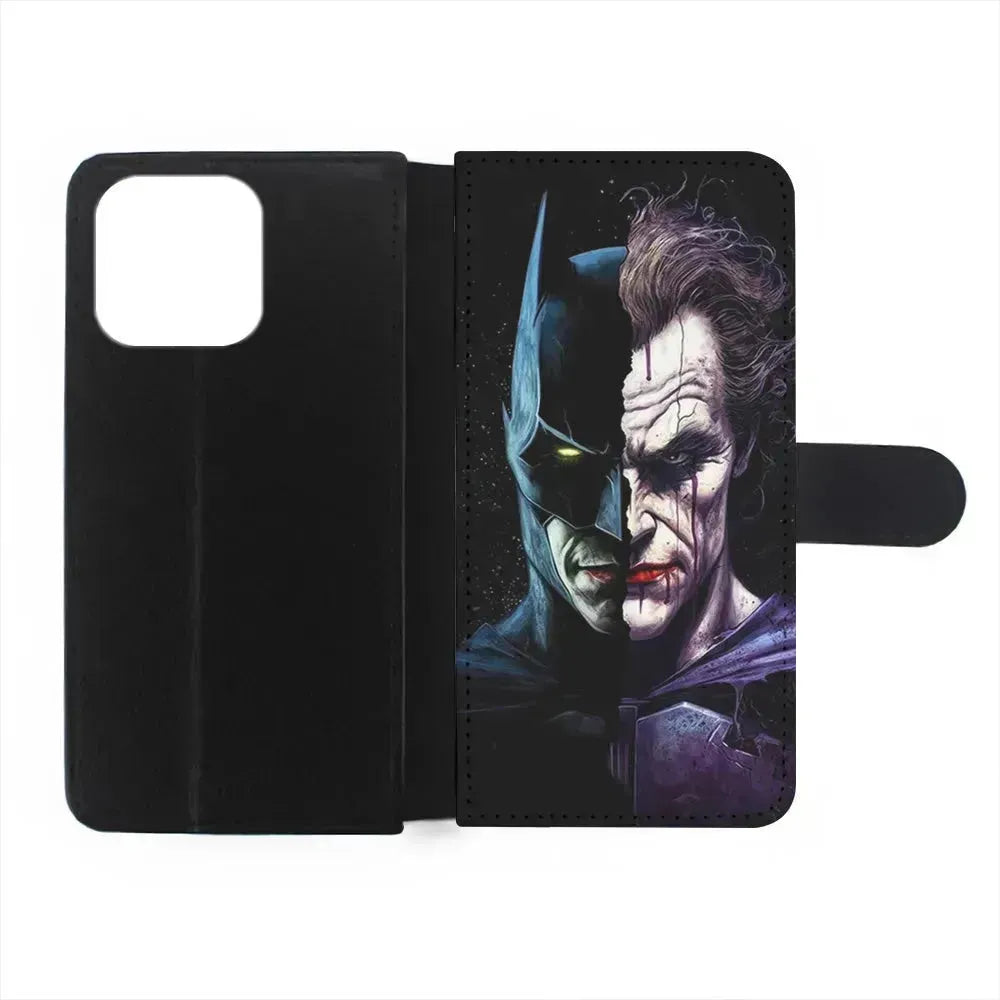 Batman Vs Joker Enemies Forever iPhone 13 Mini Case-Flip Wallet Case-Xtracase