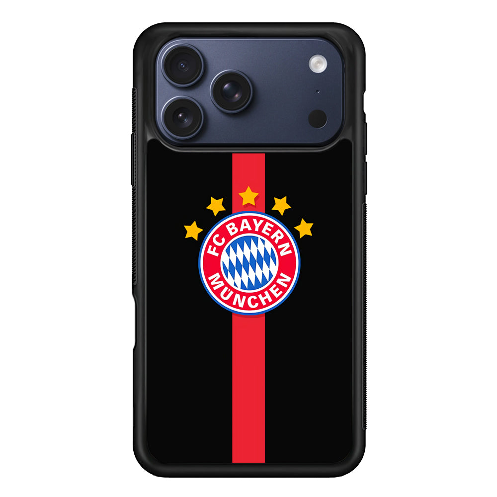 Bayern Munchen Stripe Red iPhone 17 Pro Case - Xtracase