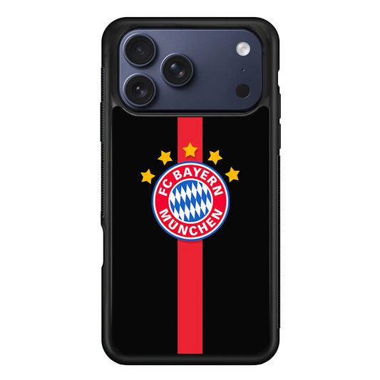 Bayern Munchen Stripe Red iPhone 17 Pro Case - Xtracase