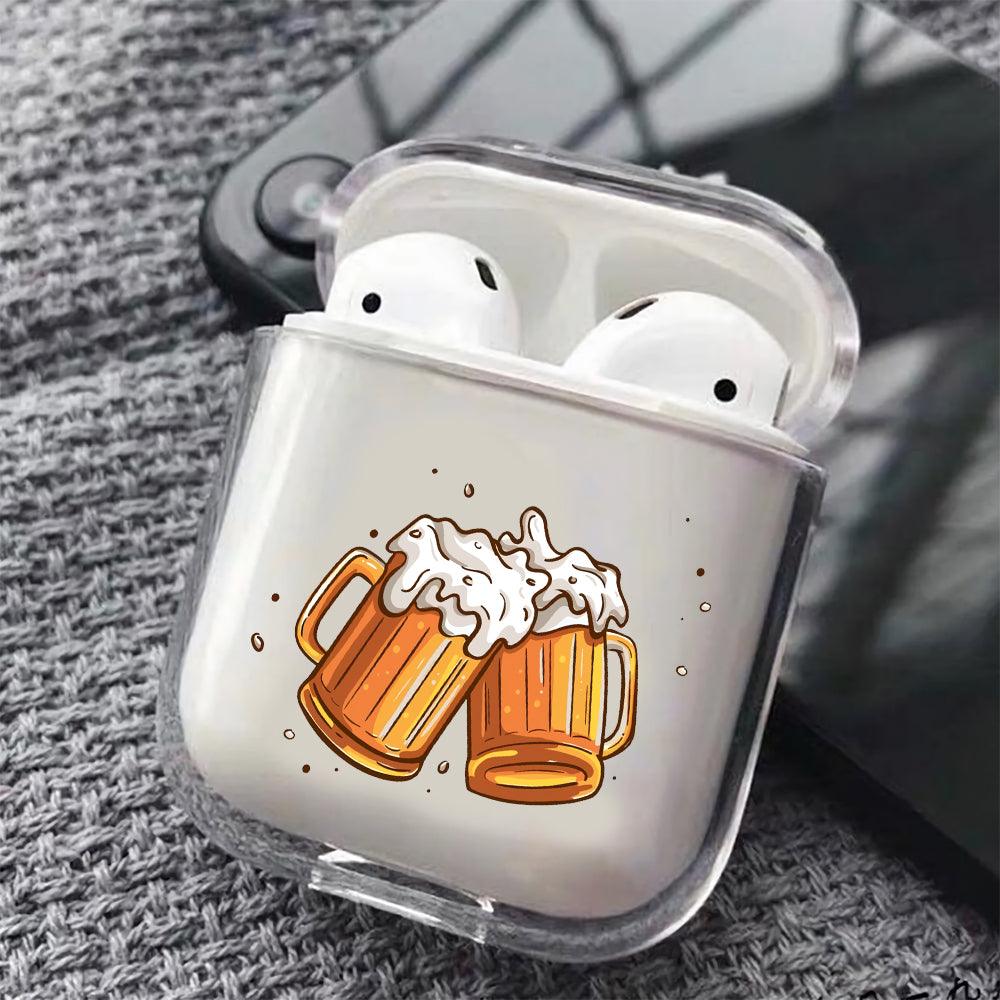 Beer cheers Apple Airpods Clear Case-Xtracase