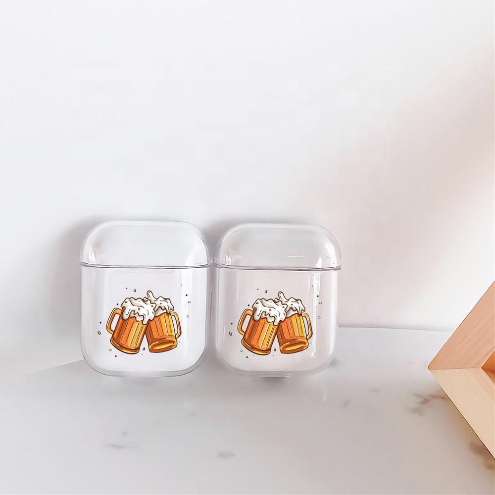 Beer cheers Apple Airpods Clear Case-Xtracase