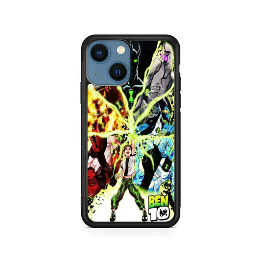 Ben 10 Alien Force iPhone 13 Mini Case-Rubber / Black (2D Case)-Xtracase