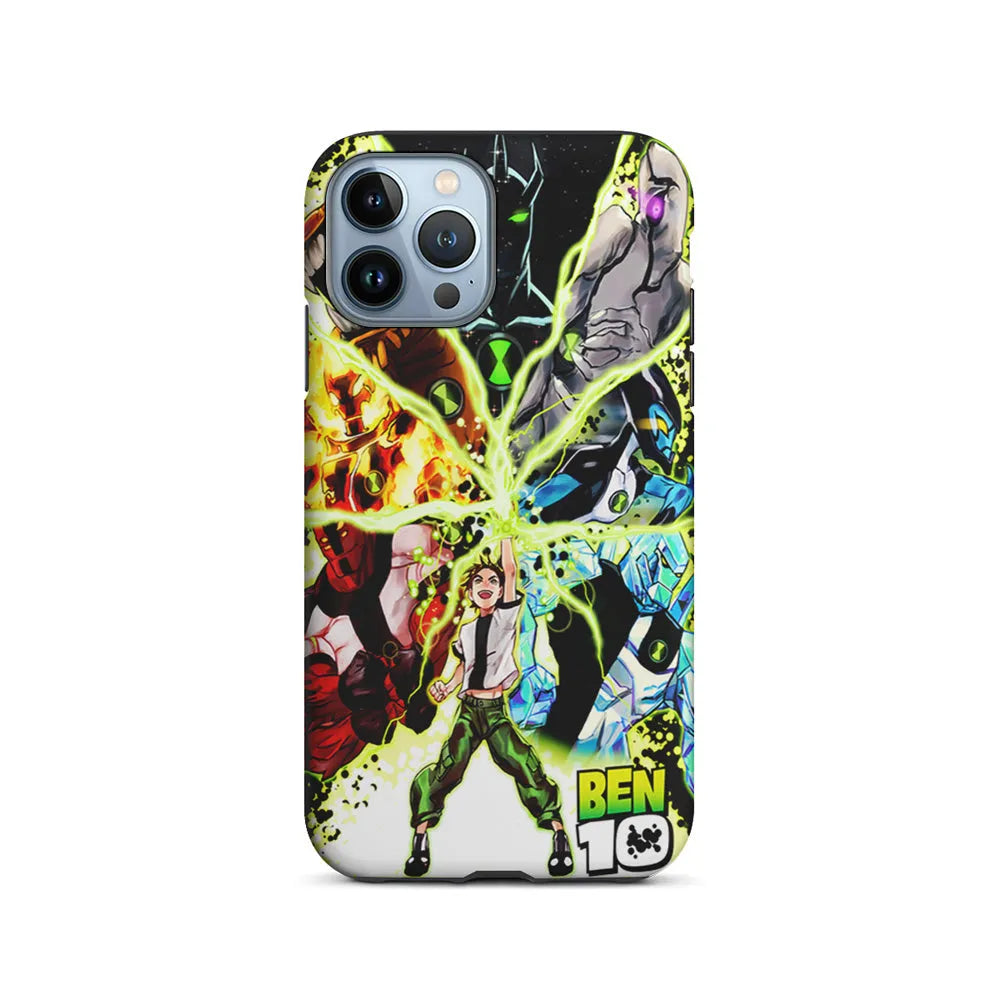 Ben 10 Alien Force iPhone 13 Pro Case-2 in 1 Tough Case-Xtracase