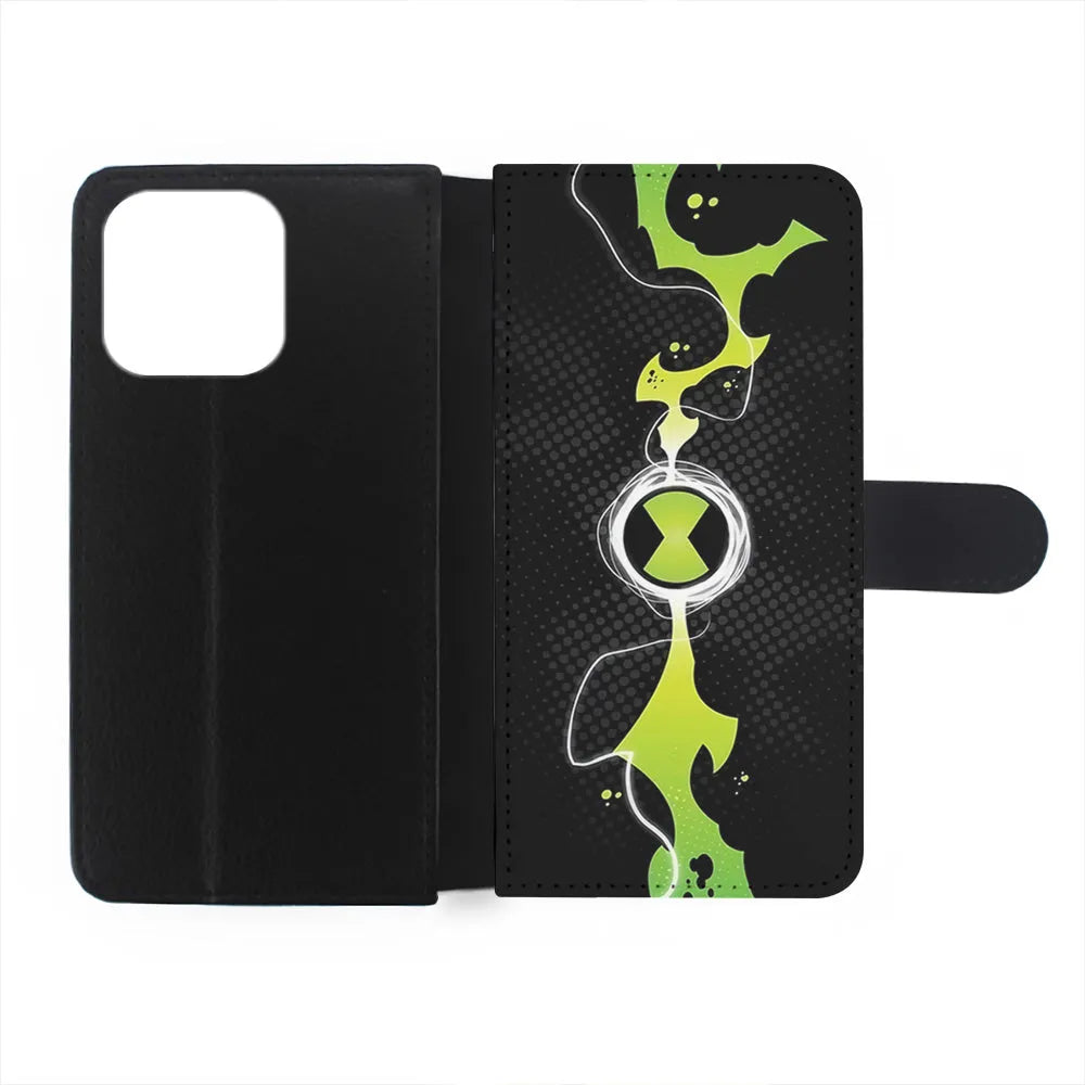 Ben 10 Omnitrix Watch iPhone 13 Pro Case-Flip Wallet Case-Xtracase