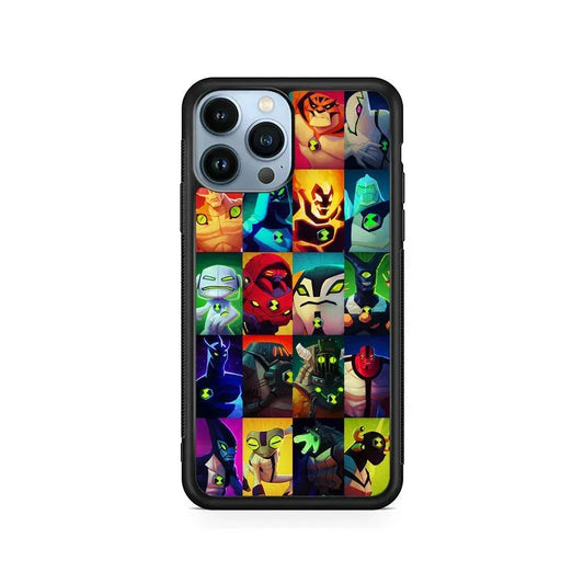 Ben 10 Part Of Hero Omnitrix iPhone 15 Pro Max Case-Rubber / Black (2D Case)-Xtracase