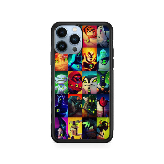 Ben 10 Part Of Hero Omnitrix iPhone 13 Pro Max Case-Rubber / Black (2D Case)-Xtracase