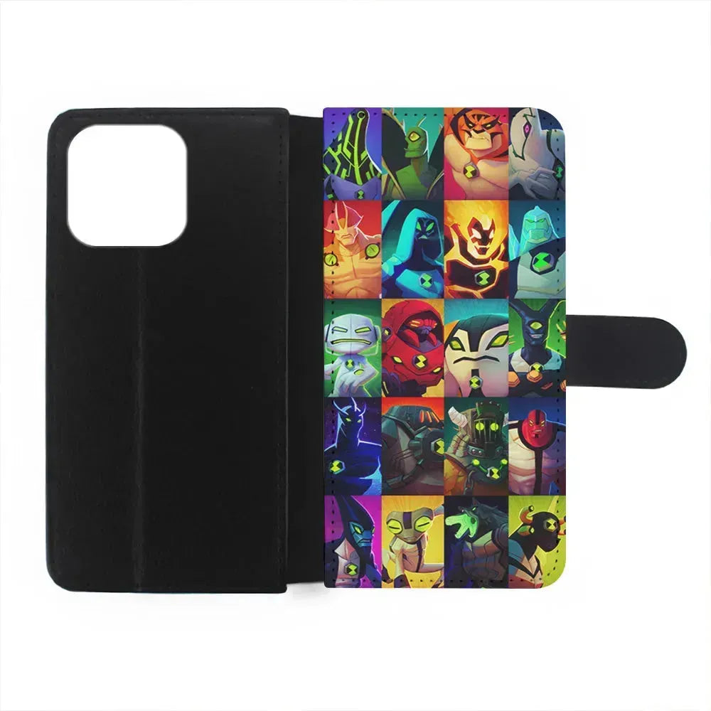 Ben 10 Part Of Hero Omnitrix iPhone 15 Pro Max Case-Flip Wallet Case-Xtracase