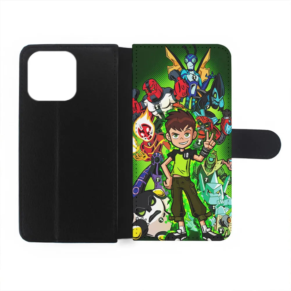 Ben 10 and All Alien iPhone 13 Pro Max Case-Flip Wallet Case-Xtracase