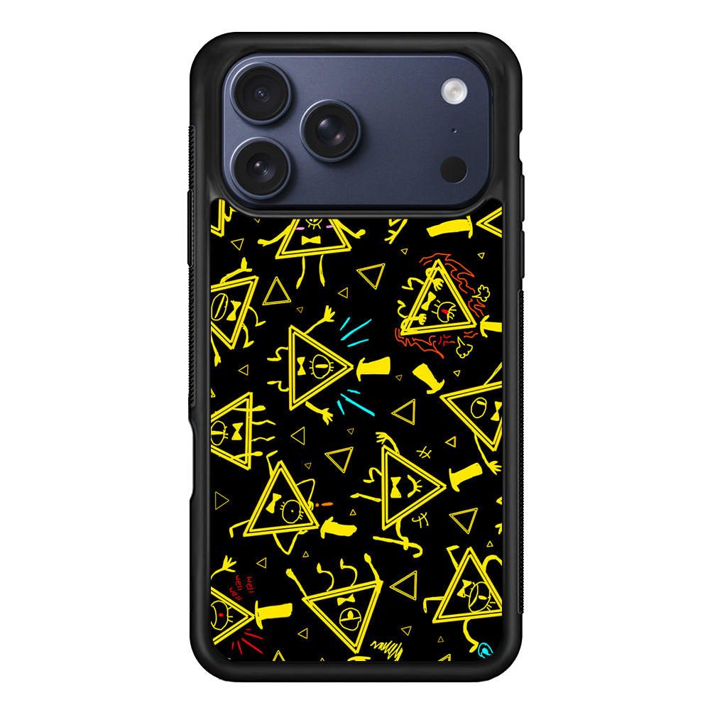 Bill Cipher Gravity Falls Doodle iPhone 17 Pro Case - Xtracase