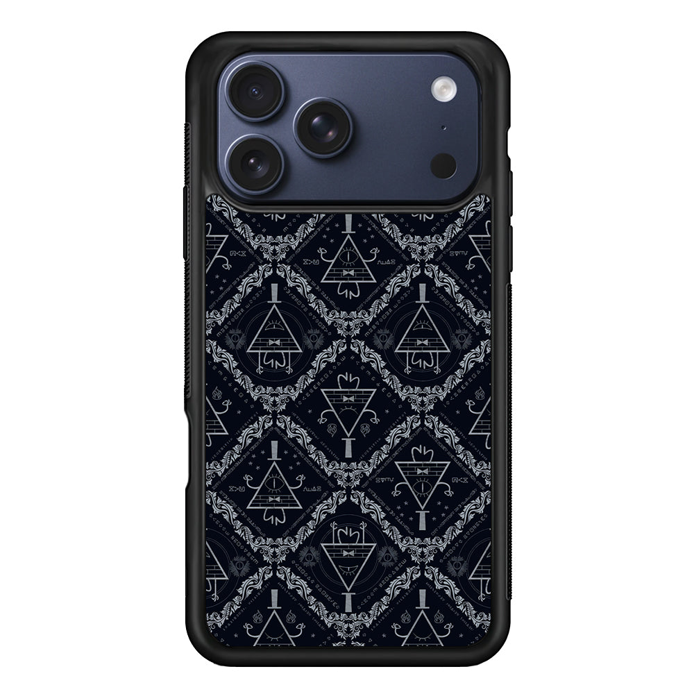 Bill Cipher Gravity Falls Pattern iPhone 17 Pro Case - Xtracase