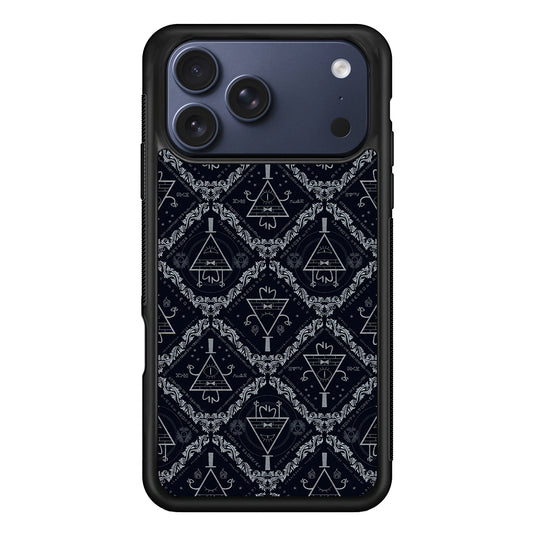 Bill Cipher Gravity Falls Pattern iPhone 17 Pro Case - Xtracase