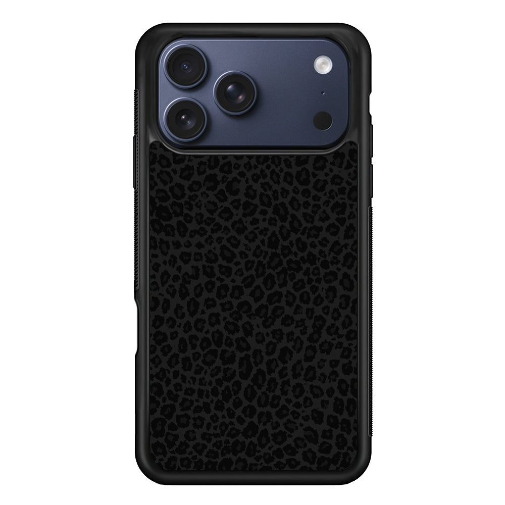 Black Leopard Skin Pattern iPhone 17 Pro Case - Xtracase